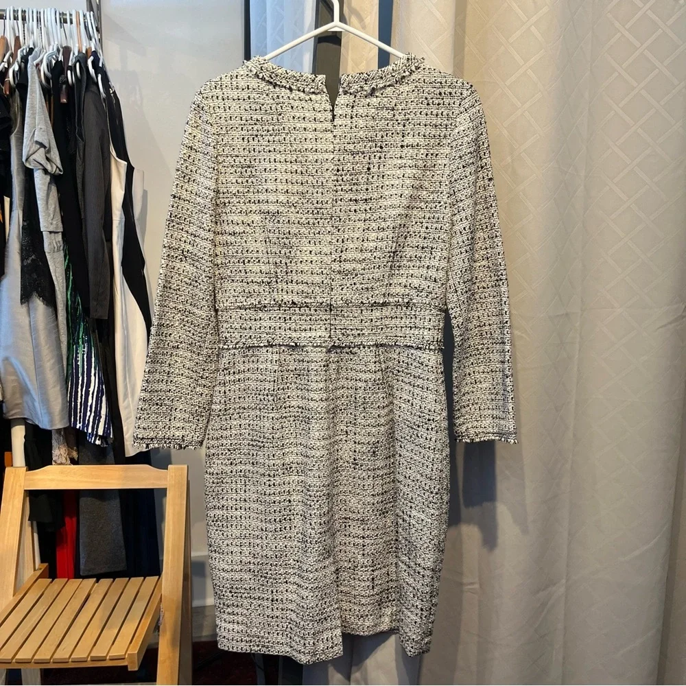 J.Crew Black & White Tweed Dress - Picture 5 of 5
